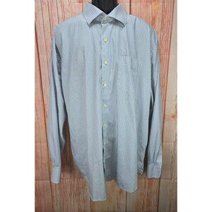 Peter Millar Crown Soft Striped Button Down Dress Shirt XXL